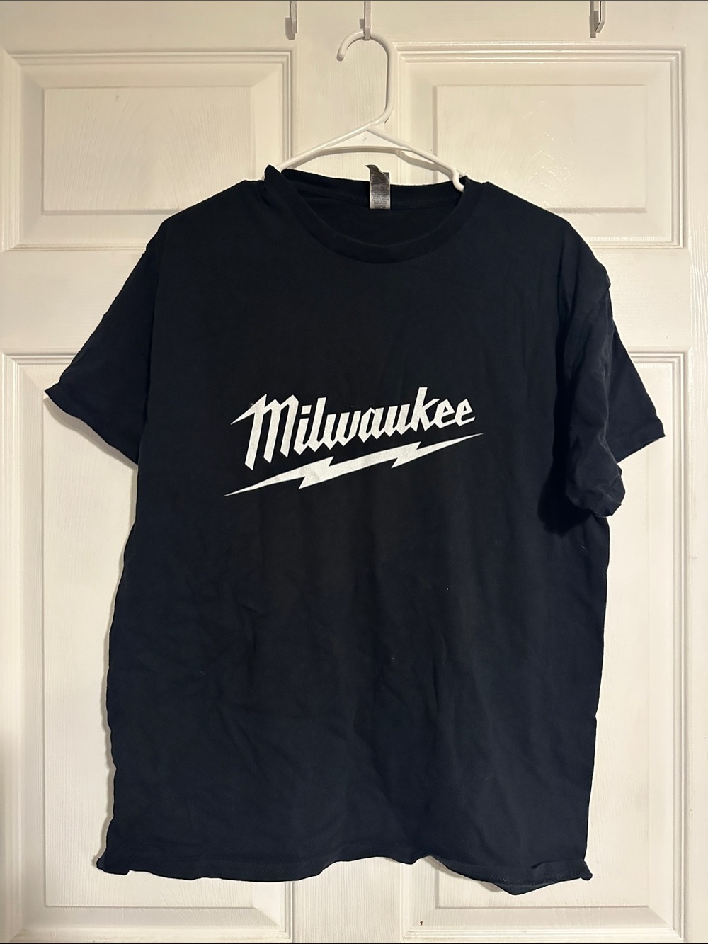 Black Graphic Logo Men's T-Shirt